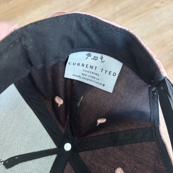 Current Tyed Classic Waterproof Snapback Hat in Blush - Picture 6 of 7
